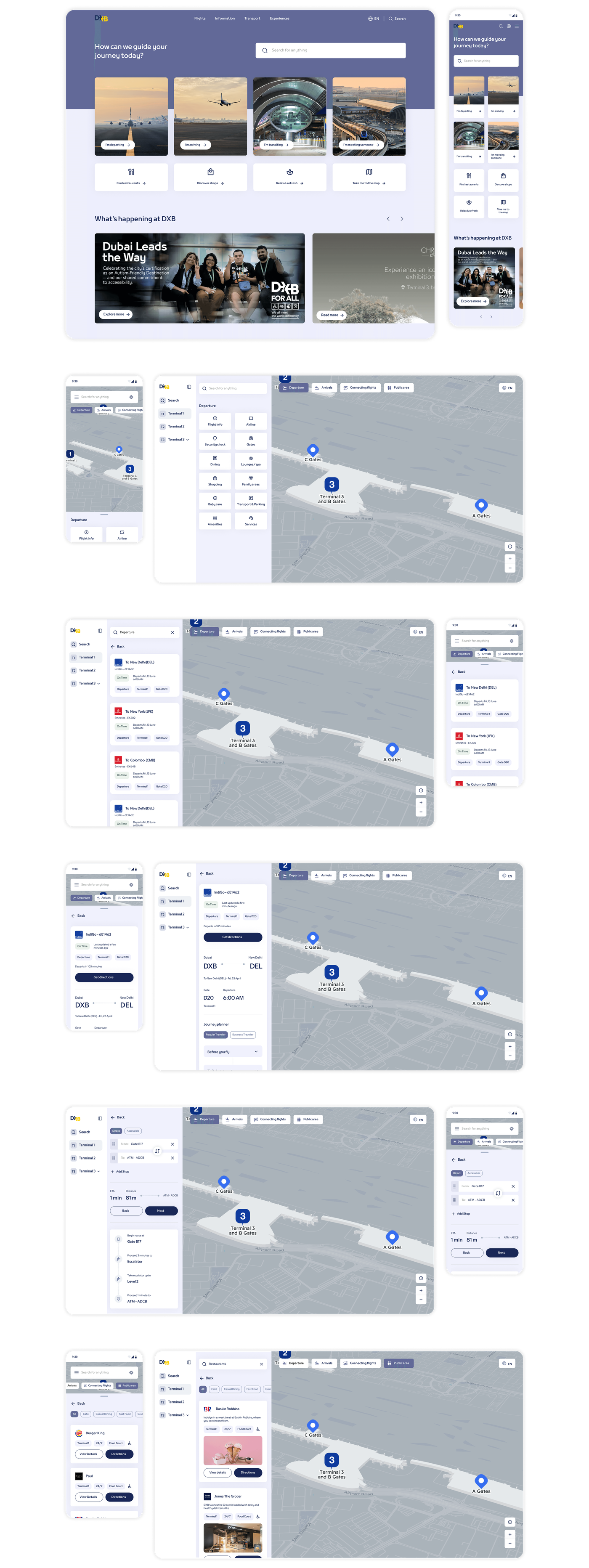 Full Express Maps intent-based flow from entry to configuration