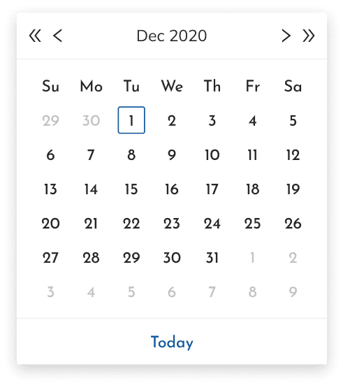 Fare calendar before