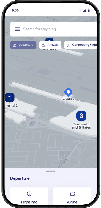 Dubai Airports wayfinding app